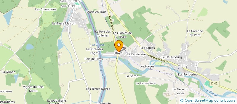 localisation de l'entreprise LEBRETON  ABILLY