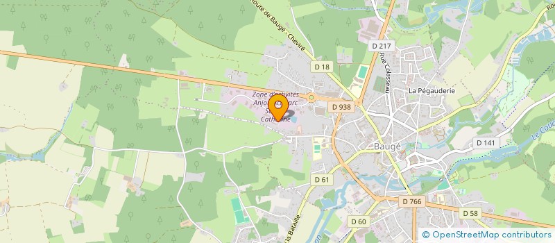 localisation de l'entreprise LEBRETON CABLAGE MAINTENANCE  BEAUFORT-EN-ANJOU