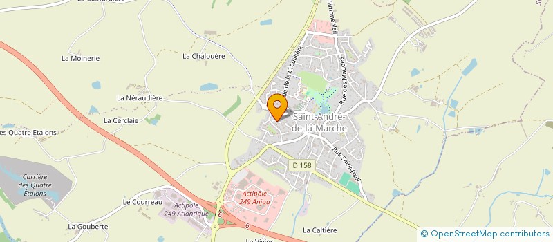 localisation de l'entreprise LEBRETON ENTRETIEN à SEVREMOINE