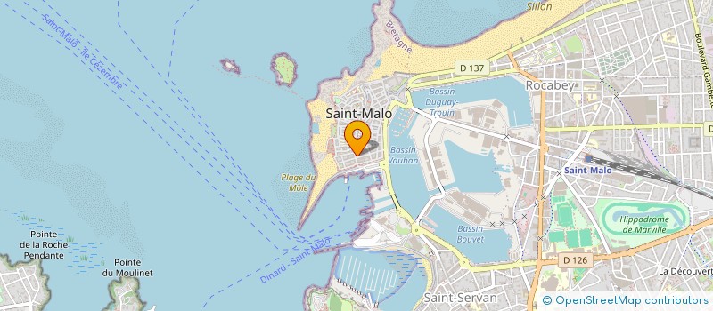localisation de l'entreprise LEBRETON-PORTE à SAINT-MALO