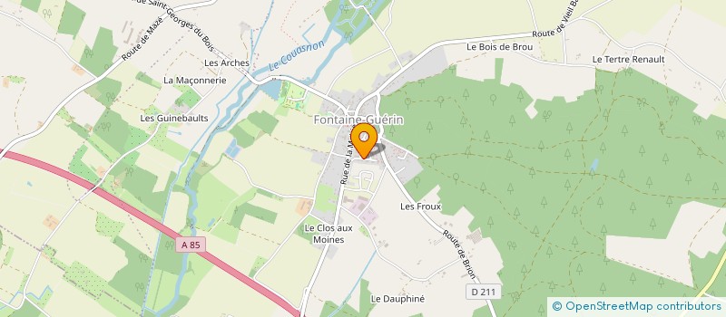 localisation de l'entreprise LEBRETON THERENCE SAS à LES BOIS D'ANJOU