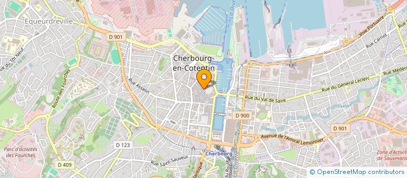 localisation de l'entreprise LEBREUILLY  CHERBOURG-EN-COTENTIN