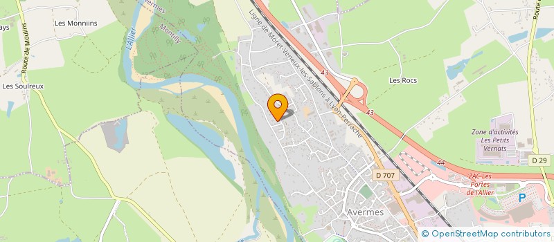 localisation de l'entreprise LEBROU JPGE  AVERMES