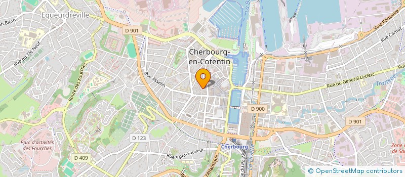 localisation de l'entreprise LEBRUN  CHERBOURG-EN-COTENTIN