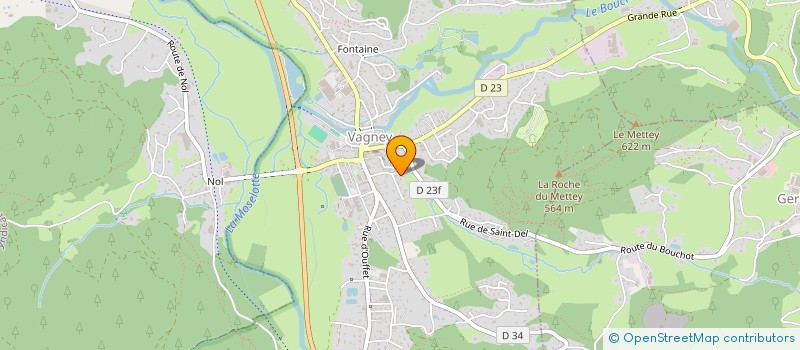 localisation de l'entreprise LEBRUN CONCEPTION IMAGERIE ET INGENIERIE  VAGNEY