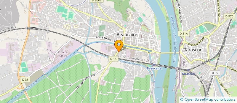 localisation de l'entreprise LEBRUN D'HERBE à BEAUCAIRE