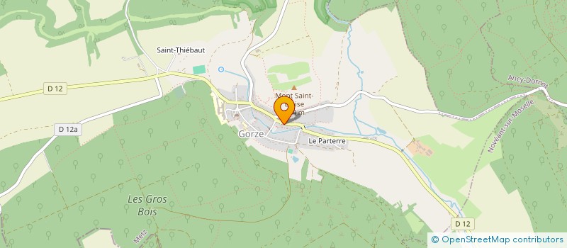 localisation de l'entreprise LEBRUN ET FILS  GORZE