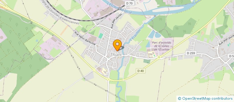 localisation de l'entreprise LEBRUN GUILLEZ  THIANT