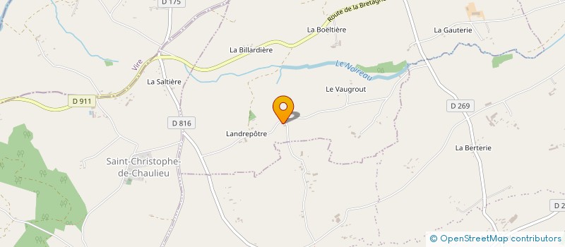 localisation de l'entreprise LEBRUN JACKY à MENIL CIBOULT (LE)
