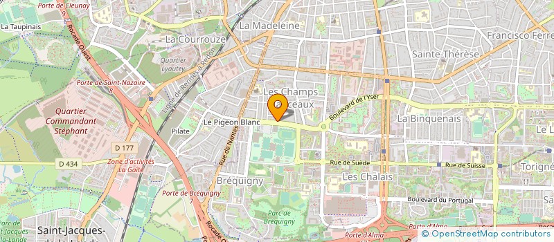 localisation de l'entreprise LEBRUN PERE & FILS à RENNES
