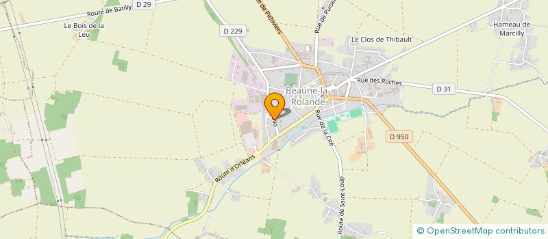 localisation de l'entreprise LEBRUN SAS à BEAUNE-LA-ROLANDE