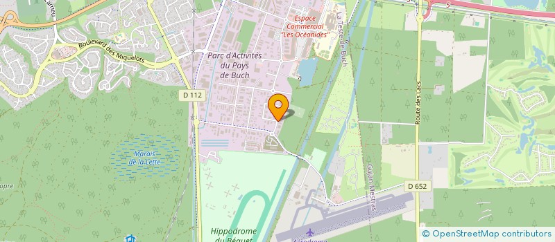 localisation de l'entreprise LEBRUNET CREATIONS  LA TESTE-DE-BUCH