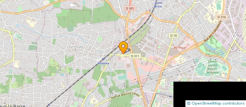 localisation de l'entreprise LEBSEC à GROSLAY