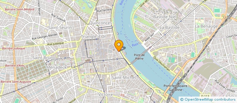 localisation de l'entreprise LEBTRA  BORDEAUX