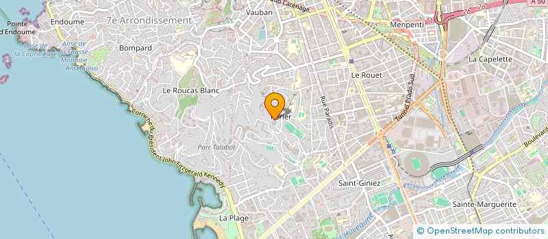 localisation de l'entreprise LEC 2 à MARSEILLE 8EME