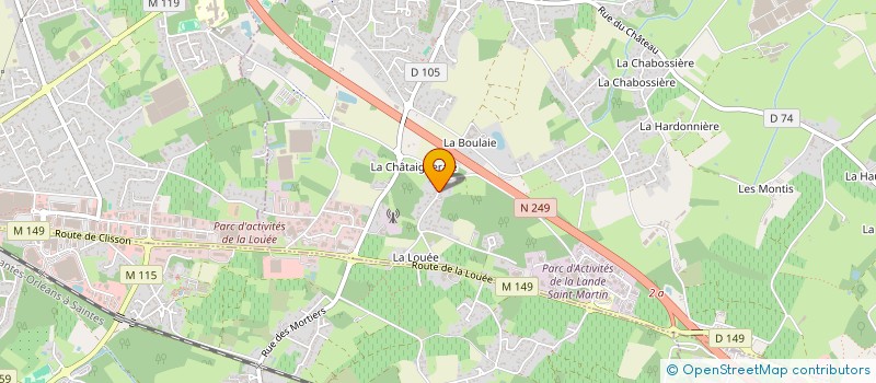 localisation de l'entreprise LEC  HAUTE-GOULAINE