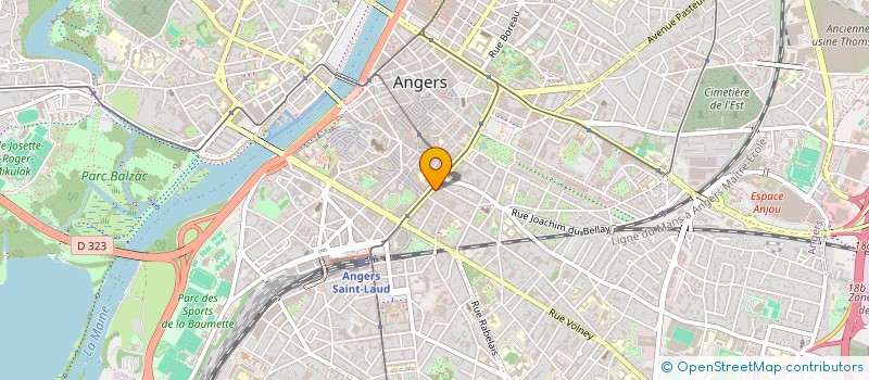 localisation de l'entreprise LEC AGENCE à ANGERS