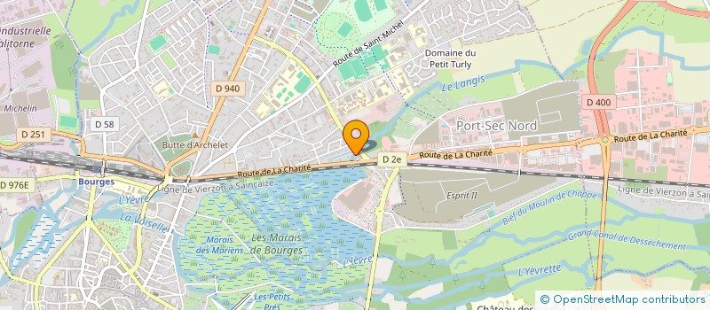 localisation de l'entreprise LEC CONCEPT  BOURGES