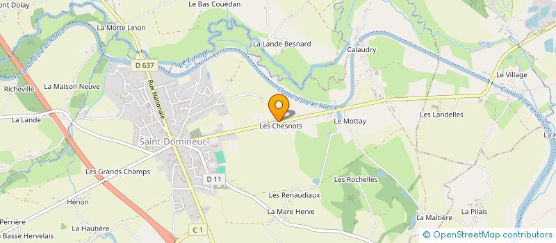 localisation de l'entreprise LEC IMMO  SAINT-DOMINEUC