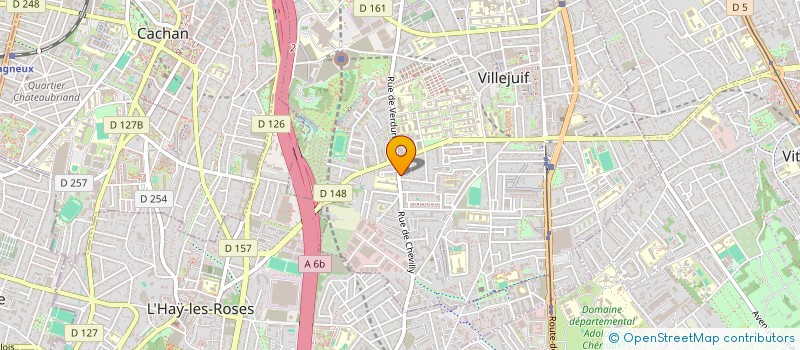 localisation de l'entreprise LECAB à VILLEJUIF