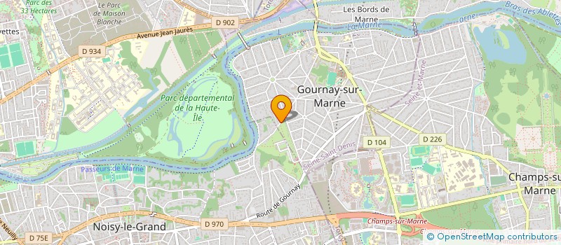 localisation de l'entreprise LECABEL'AVENIR à GOURNAY-SUR-MARNE