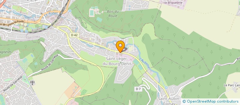 localisation de l'entreprise LECABEL NORMANDIE  SAINT-LEGER-DU-BOURG-DENIS