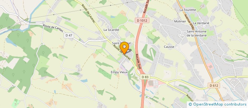 localisation de l'entreprise LECADIS à CASTRES