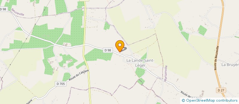 localisation de l'entreprise LECADO  LA LANDE-SAINT-LEGER