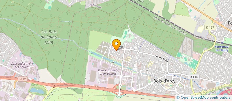 localisation de l'entreprise LECADRE ASSURANCES à BOIS-D'ARCY