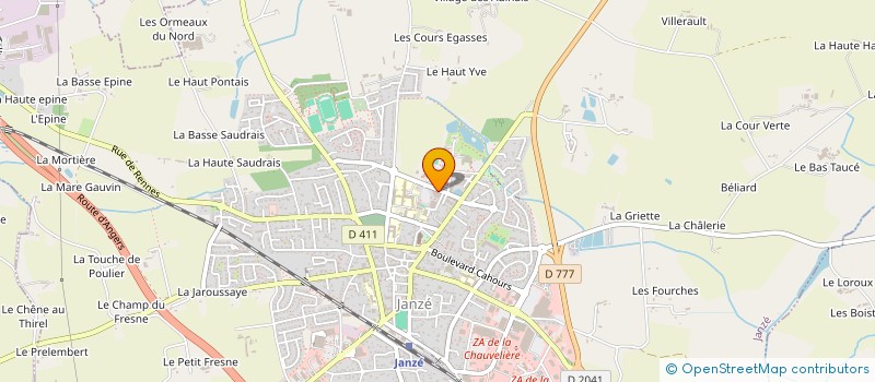 localisation de l'entreprise LECADRE HOLDING  JANZE