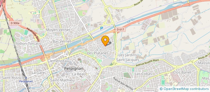 localisation de l'entreprise LECAILLON IMMO  PERPIGNAN