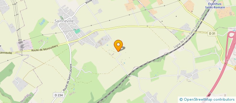 localisation de l'entreprise LECALIER  SAINNEVILLE