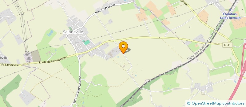 localisation de l'entreprise LECALIER PERE & FILS  SAINNEVILLE