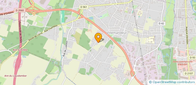 localisation de l'entreprise LECAMP  VILLEMANDEUR