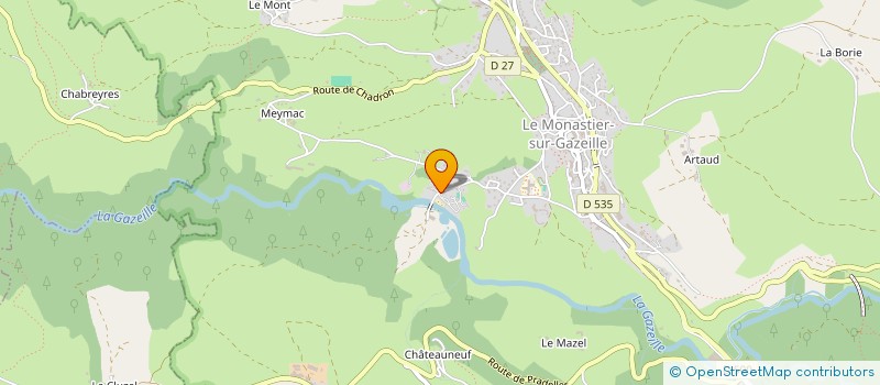 localisation de l'entreprise LECAMP  LE MONASTIER-SUR-GAZEILLE