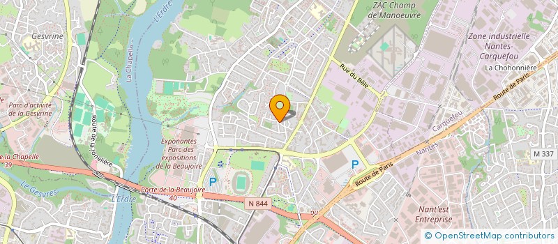 localisation de l'entreprise LECAMPION 44 à NANTES