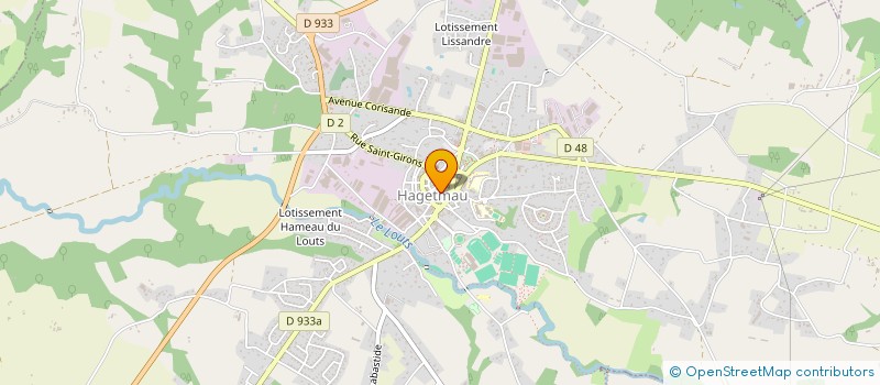 localisation de l'entreprise LECANTE TCE à HAGETMAU