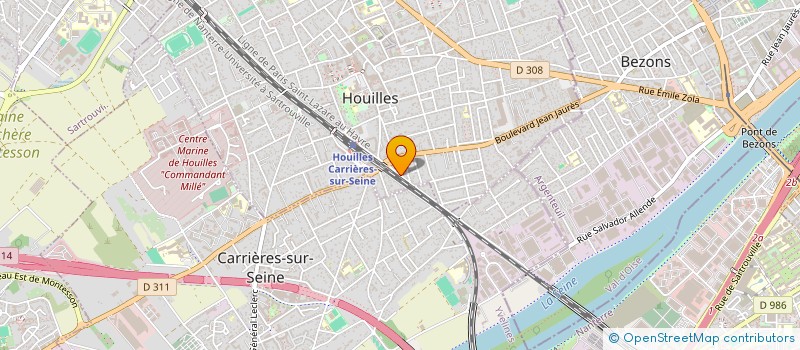 localisation de l'entreprise LECANU FAMILY  HOUILLES