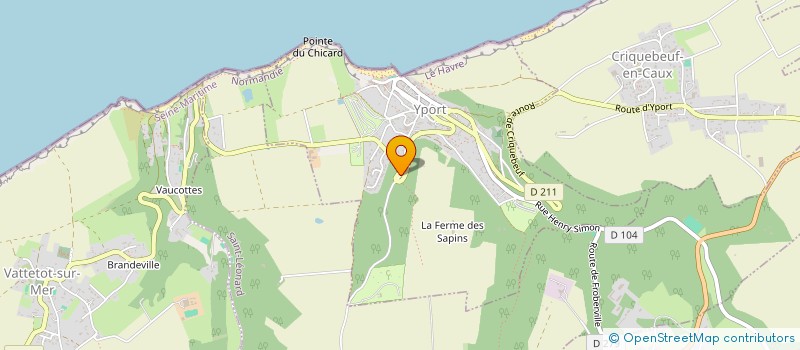 localisation de l'entreprise LECANU INDIVISION  YPORT