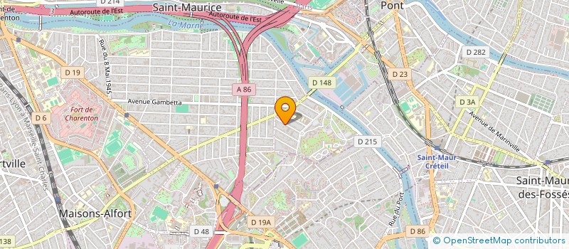 localisation de l'entreprise LECANU SANCHEZ à MAISONS-ALFORT