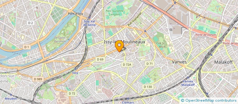 localisation de l'entreprise LECAPELAIN HOLDING à ISSY-LES-MOULINEAUX