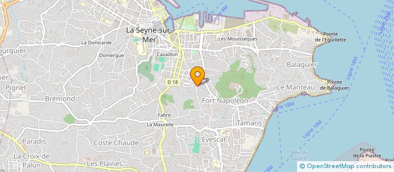 localisation de l'entreprise LECAPIMMO à LA SEYNE-SUR-MER