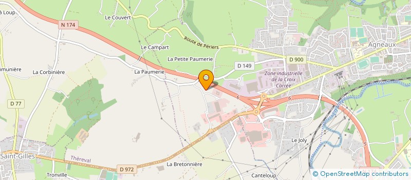 localisation de l'entreprise LECAPITAINE TECHNIC  AGNEAUX