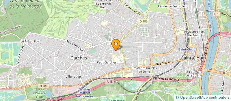 localisation de l'entreprise LECAPRE à GARCHES