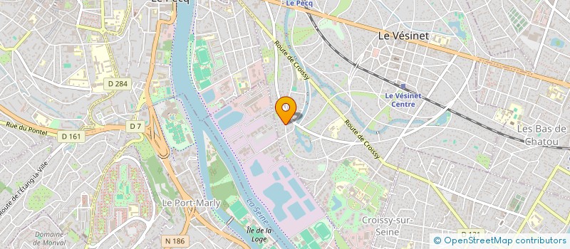 localisation de l'entreprise LECAR1  LE VESINET