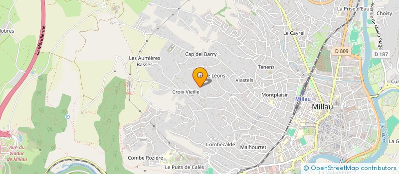 localisation de l'entreprise LECARMA  MILLAU