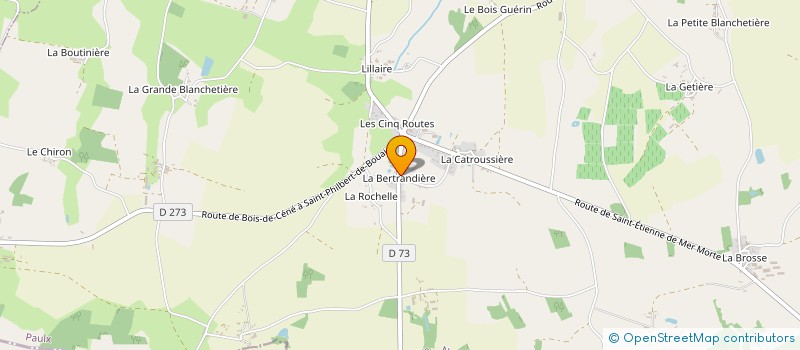 localisation de l'entreprise LECARPENTIER à PAULX