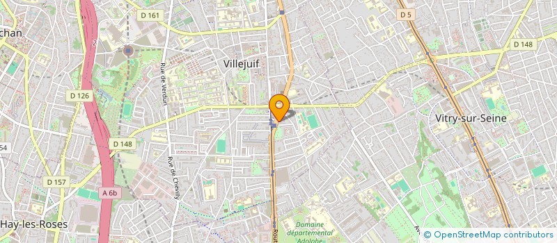 localisation de l'entreprise LECARPENTIER/DRUOT  VILLEJUIF