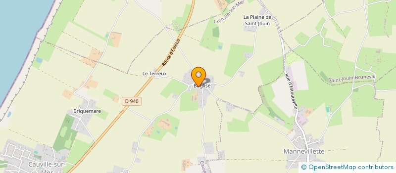 localisation de l'entreprise LECARPENTIER ET FILS à CAUVILLE-SUR-MER