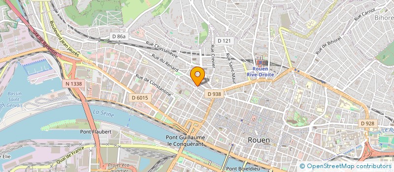 localisation de l'entreprise LECAT à ROUEN